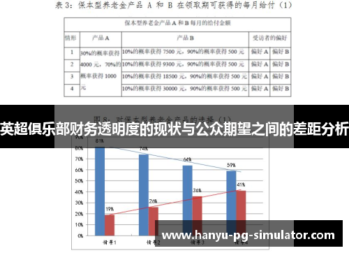 英超俱乐部财务透明度的现状与公众期望之间的差距分析 英超俱乐部财务透明度的现状与公众期望之间的差距分析